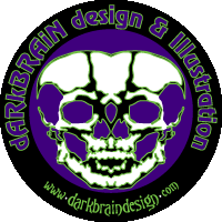 dARkBRAiN design & illustration logo